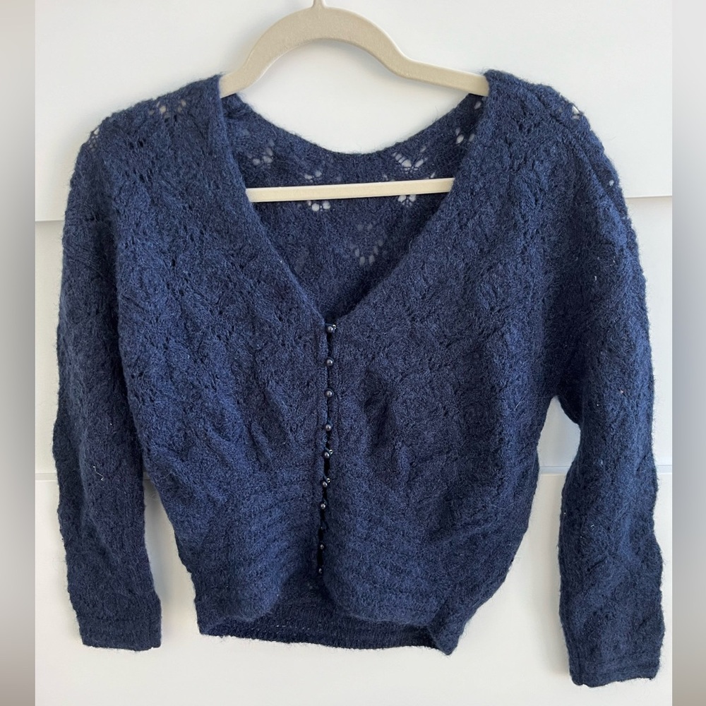 Sézane Blue Sweater